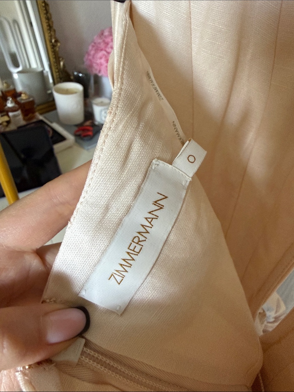 Zimmermann Illuminate Draped Minidress colour Ivory Tropical - Picture 3 of 7